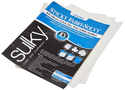 Sulky 8.5x11 Crafts, Weiß, 8.5" x 11" 12-Pack, 12 von Sulky