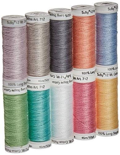 Sulky Crossroads Sulky Cotton Petites 12 Weight Spring Collection, Acrylic, Multicolour von Sulky