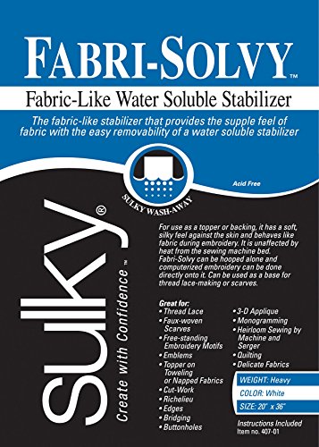 Sulky Fabri-Solvy Soluble Stabilisator, 50,8 x 91,4 cm von Sulky