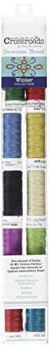 Sulky Jeder Crossroads jeder Baumwolle Petites 12 Gewicht Winter Collection, Acryl, Mehrfarbig von Sulky