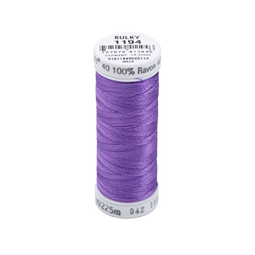 Sulky Jeder LT violett – Gewinde Rayon 40 jeder, Acryl, Mehrfarbig von Sulky