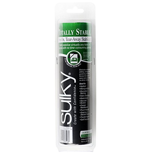 Sulky Of America Totally Stable Iron-on Tear-Away Stabilizer, 8 by 12 yd, White by Sulky Of America Sulky Of America Totally Stable Iron-on Tear-Away Stabilizer, 8 by 12 yd, White by Sulky Of America von Sulky
