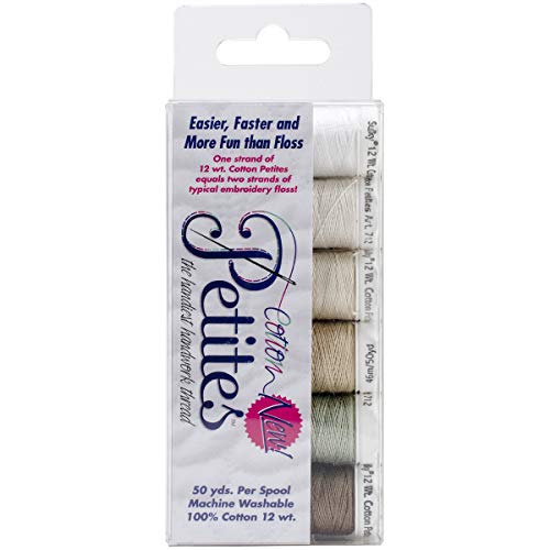 Sulky Sampler Cotton Petites, 12 Watt, Neutral-Sortiment, 6er-Pack von Sulky