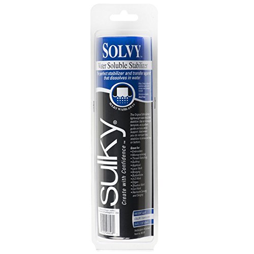 Sulky Solvy 486-08 Wasserlösliche Stabilisatorrolle, 20 cm x 9 m von Sulky