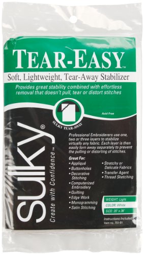 Sulky Tear-Easy Stabilisator, 20 x 36 Blatt von Sulky
