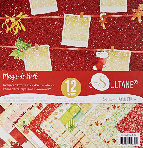Sultane Bastelpapier, Farbe, groß von Sultane