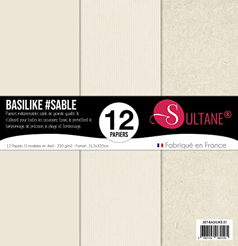 Sultane SET-BASILIKE-51 Kreatives Papier, couleur, Groß von Sultane