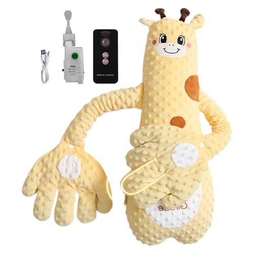 Babyschlafmuster, Taschen von Handspielzeug, einstellbare weiche rhythmische Klopfen mit 3 einstellbaren Modi, gemütliches tierisches Design, Fernbedienungskontrolle für den Schlafenszeit -Kindergarte von Sulxyi