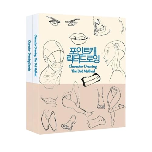 Charakter-Zeichen-Geheimnisse, Skizzier-Punkt-Methoden-Set, Punktzeichnung, umfassendes Zwei-Bücher-Set, Punktmethoden-Tutorial ideal für Erwachsene, Jugendliche, Kinder Charakter-Zeichen-Geheimnisse, Skizzier-Punkt-Methoden-Set, Punktzeichnung, umfassendes Zwei-Bücher-Set, Punktmethoden-Tutorial ideal für Erwachsene, Jugendliche, Kinder von Sulxyi