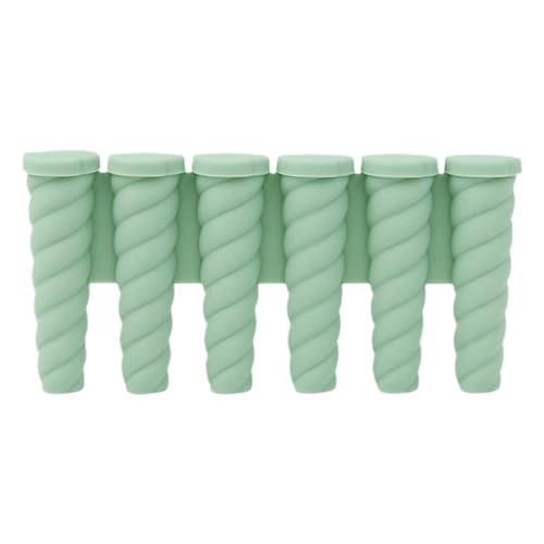 Eiscremeform, Pop-Hersteller, Silikon-Pop-Making-Form, 6-Cavity, Silikonmaterial, einfache Freisetzung ohne Knacken, kompaktes Tablett, ideal für hausgemachtes, Pudding Eiscremeform, Pop-Hersteller, Silikon-Pop-Making-Form, 6-Cavity, Silikonmaterial, einfache Freisetzung ohne Knacken, kompaktes Tablett, ideal für hausgemachtes, Pudding von Sulxyi