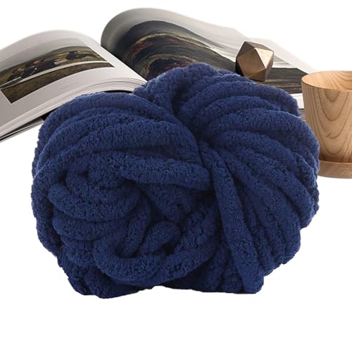 Garn, Samt-Deckengarn, Häkeln, Basteln, Strickzubehör für Schals, Mützen, Korb, Haustierbett, Babykleidung, Überwurf, Kissen, Decken, 2,4 m von Sulxyi