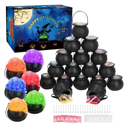 Halloween-Hexenglas-Set, Kesselkessel-Süßigkeitenhalter, kleines -Set, klassisches Halloween-Design, kompakt und einfach zu verstauen, vielseitig einsetzbar, für Kinder Halloween-Hexenglas-Set, Kesselkessel-Süßigkeitenhalter, kleines -Set, klassisches Halloween-Design, kompakt und einfach zu verstauen, vielseitig einsetzbar, für Kinder von Sulxyi