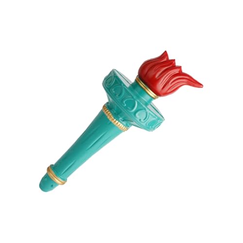 Statue von Li-Berty Krone und Fackel, Statue von Li-Berty Kostüm, Unabhängigkeitstag Cosplay, leicht und einfach zu tragen, perfektes Zubehör-Set für Erwachsene, Kinder von Sulxyi