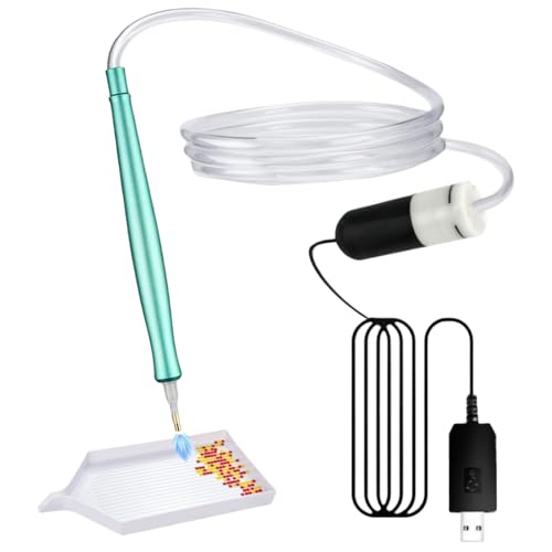 Vakuum Diamonds Art Pen, Electric Diamonds Art Painting Pen, Paint Tool Kit, komplettes Accessoire-Kit, langlebige und stabile Leistung perfekt für Erwachsene und Kinder von Sulxyi