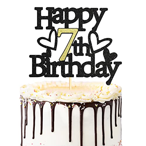 Sumerk 1 Stück Geburtstag Tortendeko 7 7.Geburtstag Tortendeko Happy 7th Birthday Tortendeko Geburtstag Happy Birthday Cake Topper für 7 Jahre alter Junge und Mädchen Sumerk 1 Stück Geburtstag Tortendeko 7 7.Geburtstag Tortendeko Happy 7th Birthday Tortendeko Geburtstag Happy Birthday Cake Topper für 7 Jahre alter Junge und Mädchen von Sumerk