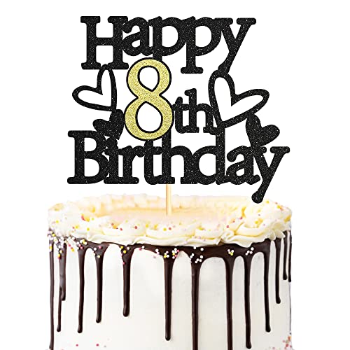 Sumerk 1 Stück Geburtstag Tortendeko 8 8.Geburtstag Tortendeko Happy 8th Birthday Tortendeko Geburtstag Happy Birthday Cake Topper für 8 Jahre alter Junge und Mädchen Sumerk 1 Stück Geburtstag Tortendeko 8 8.Geburtstag Tortendeko Happy 8th Birthday Tortendeko Geburtstag Happy Birthday Cake Topper für 8 Jahre alter Junge und Mädchen von Sumerk