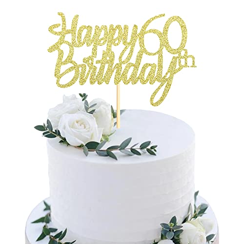 Sumerk 1 Stück Happy 60th Birthday Cake Topper Glitter 60.Geburtstag Tortendeko 60 Geburtstag 60th Geburtstagskerzen Cake Topper Tortendeko für mann frauen Sumerk 1 Stück Happy 60th Birthday Cake Topper Glitter 60.Geburtstag Tortendeko 60 Geburtstag 60th Geburtstagskerzen Cake Topper Tortendeko für mann frauen von Sumerk