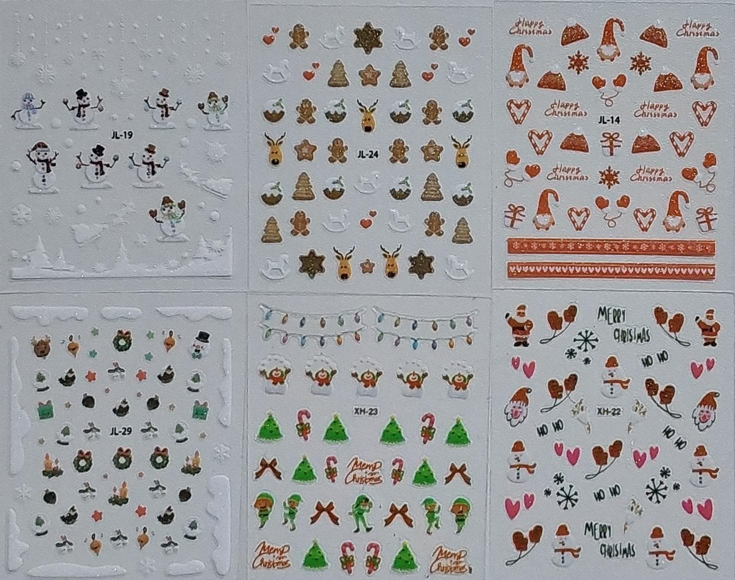 Nail Aufkleber/ 020 Weihnachten/Kreative Nägel Gestaltung / von Sumkiste
