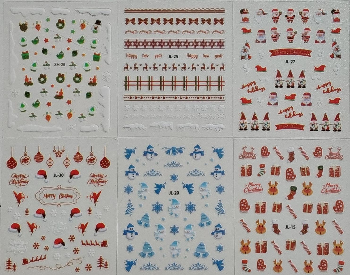 Nail Aufkleber/ 021 Weihnachten/Kreative Nägel Gestaltung / Nail Aufkleber/ 021 Weihnachten/Kreative Nägel Gestaltung / von Sumkiste