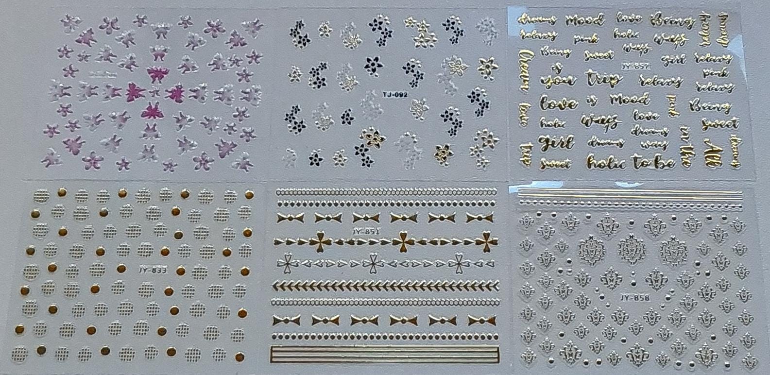 Nail Aufkleber/ Kürze Nägel/042 Selbstklebend/Kreative Gestaltung Nail Aufkleber/ Kürze Nägel/042 Selbstklebend/Kreative Gestaltung von Sumkiste