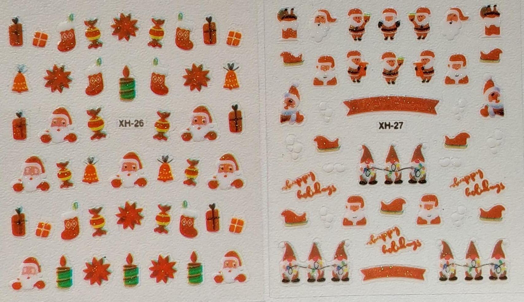 Nail Aufkleber/Weihnachten 0001/Kreative Nägel Gestaltung/Selbstklebend Nail Aufkleber/Weihnachten 0001/Kreative Nägel Gestaltung/Selbstklebend von Sumkiste