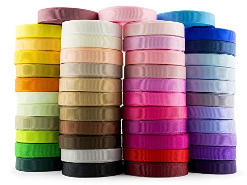 Summer-Ray 235 Yards (47 x 5 Yards) Grosgrain Ribbon 3/8 inch (10mm) Mixed Colours Value Pack von Summer-Ray.com