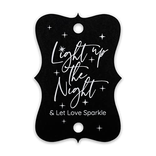 Summer-Ray Hochzeits-Wunderkerzen, leuchtet die Nacht und lässt die Liebe funkeln, Mattschwarz, 50 Stück von Summer-Ray.com