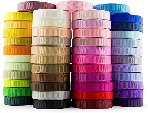 Summer-Ray Ripsband, 10 mm, lebendige und pastellfarbene Farben, 47 x 2,7 m von Summer-Ray.com