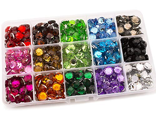 Summer-Ray.com 10mm Assorted Color Rhinestones In Storage Box Value Pack by Summer-Ray.com von Summer-Ray.com