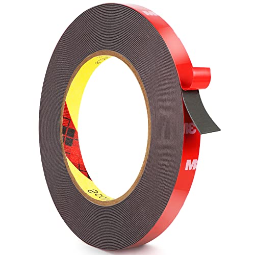 Summerbrite Doppelseitiges Klebeband - 10m x 10mm, Montageband Extra Stark Wasserdichtes Montageklebeband klebestreifen für Wand und LED-Streifen, Auto, Hergestellt aus 3M VHB Klebeband Summerbrite Doppelseitiges Klebeband - 10m x 10mm, Montageband Extra Stark Wasserdichtes Montageklebeband klebestreifen für Wand und LED-Streifen, Auto, Hergestellt aus 3M VHB Klebeband von Summerbrite