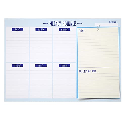 SUMMIT Wochenplaner-Block, Tagesplanung und Kalender, To-Do-Listen-Notizblock, 52 Seiten von SUMMIT