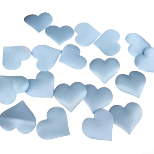 Erwecken Sie Romantik zum Leben mit diesen 200 luxuriösen Seiden-Herzblüten, ideal für Veranstaltungen (blau) von Sumsoctober