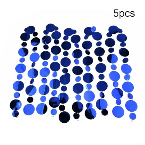 Pailletten-Kunststoffvorhänge für Heim- und Partydekorationen, perfekt für festliche Anlässe (Blau) von Sumsoctober