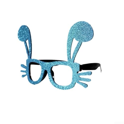 Sumsoctober Lustige und kreative bunte Hasenohr-Brille, perfekt als Requisiten für jede Osterfeier (rosa) von Sumsoctober