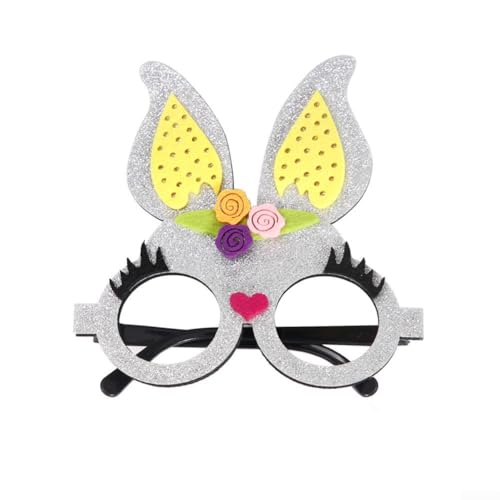 Sumsoctober Oster-Brille mit Hasenohren für fantasievolle Rollenspiele und Festlichkeiten (D) von Sumsoctober