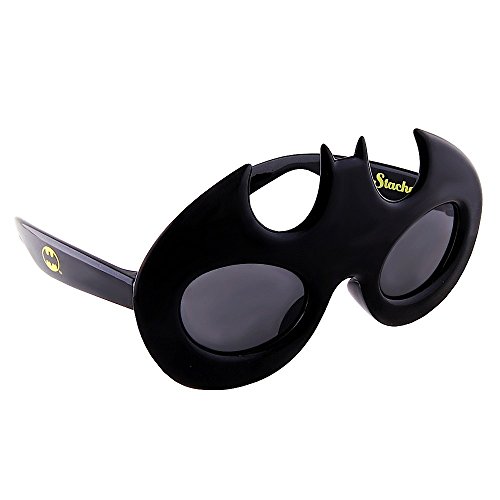 Sunstaches DC Comics Batman Fledermaus-Figuren-Sonnenbrille, Partyzubehör, UV400 von Sun-Staches