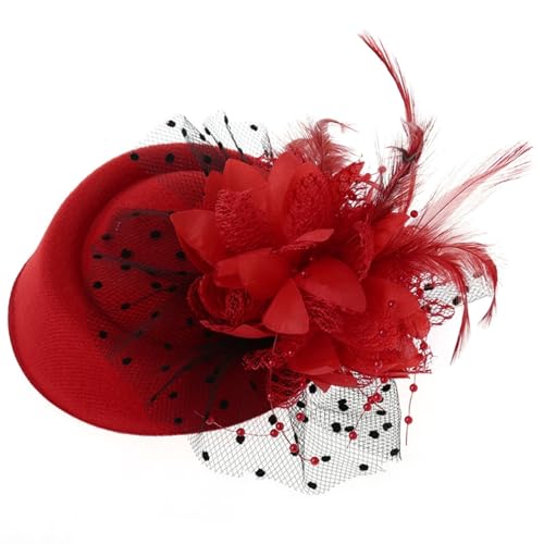 Fascinator-hüte Für Frauen Und Mädchen Vintage-blumen-teeparty-hut Cocktail-schleier Damen-fascinator Mit Clips Schwarzer Fascinator-stirnband Vintage-hüte Zylinder Damen Viktorianische Hüte Für Damen Fascinator-hüte Für Frauen Und Mädchen Vintage-blumen-teeparty-hut Cocktail-schleier Damen-fascinator Mit Clips Schwarzer Fascinator-stirnband Vintage-hüte Zylinder Damen Viktorianische Hüte Für Damen von SunaOmni