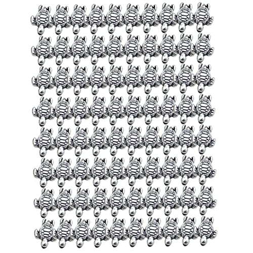 Schildkröten-Abstandshalterperlen, 9 mm, Legierung, Schildkrötenperlen, DIY-Schmuckherstellung, Zubehör für Halsketten, 80 Stück Schildkrötenperlen, Schildkrötenperle für Armbänder, Legierung, Ab Schildkröten-Abstandshalterperlen, 9 mm, Legierung, Schildkrötenperlen, DIY-Schmuckherstellung, Zubehör für Halsketten, 80 Stück Schildkrötenperlen, Schildkrötenperle für Armbänder, Legierung, Ab von SunaOmni
