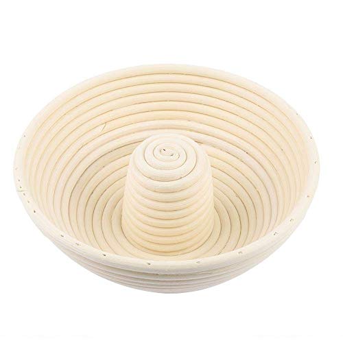 Suneast Brot Teig Gärkörbchen Ring Ideale Gärkorb Brotform aus Natürlichem Peddigrohr Proof Korb - 29X6.5cm von Suneast