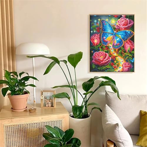 Diamond Painting Erwachsene,5D Rosenweg Diamond painting Bilder Anfänger,DIY Round Full Drill Stickerei Diamant Malerei Set für Zuhause Dekor Geschenke 85x105cm Diamond Painting Erwachsene,5D Rosenweg Diamond painting Bilder Anfänger,DIY Round Full Drill Stickerei Diamant Malerei Set für Zuhause Dekor Geschenke 85x105cm von Suneve