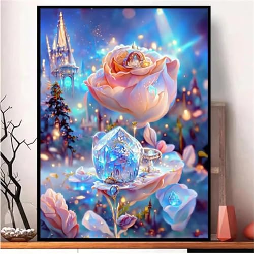 Diamond Painting Erwachsene,5D Rosenzweig Diamond painting Bilder Anfänger,DIY Round Full Drill Stickerei Diamant Malerei Set für Zuhause Dekor Geschenke 75x95cm Diamond Painting Erwachsene,5D Rosenzweig Diamond painting Bilder Anfänger,DIY Round Full Drill Stickerei Diamant Malerei Set für Zuhause Dekor Geschenke 75x95cm von Suneve