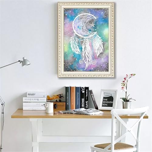 Diamond Painting Erwachsene Anfänger,5D Round Vollbohrer diamond painting set,DIY Diamant Painting Bilder Erwachsene diamant kunst Kits für Home Wanddekor,Mondfeder 95x115cm Diamond Painting Erwachsene Anfänger,5D Round Vollbohrer diamond painting set,DIY Diamant Painting Bilder Erwachsene diamant kunst Kits für Home Wanddekor,Mondfeder 95x115cm von Suneve