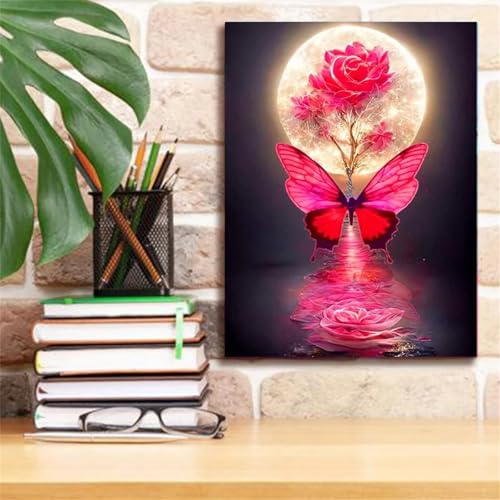 Diamond Painting Erwachsene Anfänger,5D Round Vollbohrer diamond painting set,DIY Diamant Painting Bilder Erwachsene diamant kunst Kits für Home Wanddekor,Straßenmond 65x85cm Diamond Painting Erwachsene Anfänger,5D Round Vollbohrer diamond painting set,DIY Diamant Painting Bilder Erwachsene diamant kunst Kits für Home Wanddekor,Straßenmond 65x85cm von Suneve
