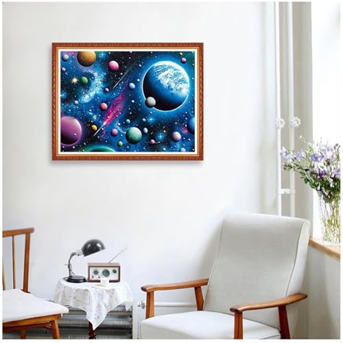 Diamond Painting Erwachsene Anfänger,5D Round Vollbohrer diamond painting set,DIY Diamant Painting Bilder Erwachsene diamant kunst Kits für Home Wanddekor,Weltuniversum 65x85cm Diamond Painting Erwachsene Anfänger,5D Round Vollbohrer diamond painting set,DIY Diamant Painting Bilder Erwachsene diamant kunst Kits für Home Wanddekor,Weltuniversum 65x85cm von Suneve