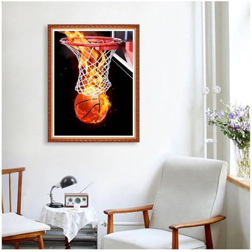 Diamond Painting Erwachsene Anfänger,5D Square Vollbohrer diamond painting set,DIY Diamant Painting Bilder Erwachsene diamant kunst Kits für Home Wanddekor,Basketball Sport 25x45cm Diamond Painting Erwachsene Anfänger,5D Square Vollbohrer diamond painting set,DIY Diamant Painting Bilder Erwachsene diamant kunst Kits für Home Wanddekor,Basketball Sport 25x45cm von Suneve