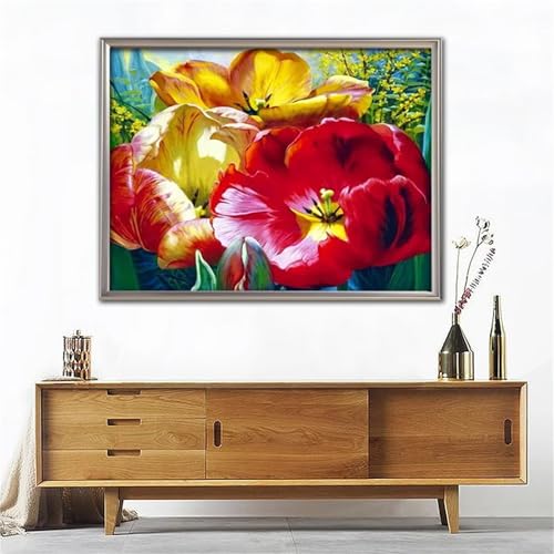 Diamond Painting Erwachsene Anfänger,5D Square Vollbohrer diamond painting set,DIY Diamant Painting Bilder Erwachsene diamant kunst Kits für Home Wanddekor,Frühlingsblumen 75x95cm Diamond Painting Erwachsene Anfänger,5D Square Vollbohrer diamond painting set,DIY Diamant Painting Bilder Erwachsene diamant kunst Kits für Home Wanddekor,Frühlingsblumen 75x95cm von Suneve