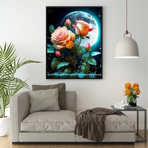 Diamond Painting Erwachsene Anfänger,5D Square Vollbohrer diamond painting set,DIY Diamant Painting Bilder Erwachsene diamant kunst Kits für Home Wanddekor,Rosenmond 95x115cm Diamond Painting Erwachsene Anfänger,5D Square Vollbohrer diamond painting set,DIY Diamant Painting Bilder Erwachsene diamant kunst Kits für Home Wanddekor,Rosenmond 95x115cm von Suneve