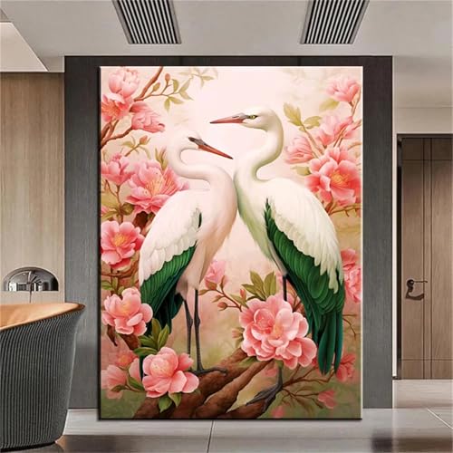 Diamond Painting Erwachsene Anfänger,5D Square Vollbohrer diamond painting set,DIY Diamant Painting Bilder Erwachsene diamant kunst Kits für Home Wanddekor,Weiße Vögel 55x75cm Diamond Painting Erwachsene Anfänger,5D Square Vollbohrer diamond painting set,DIY Diamant Painting Bilder Erwachsene diamant kunst Kits für Home Wanddekor,Weiße Vögel 55x75cm von Suneve