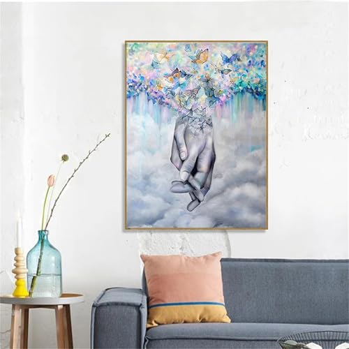 Diamond Painting Erwachsene Anfänger,5D Square Vollbohrer diamond painting set,DIY Diamant Painting Bilder Erwachsene diamant kunst Kits für Home Wanddekor,Wolkenhand 25x45cm Diamond Painting Erwachsene Anfänger,5D Square Vollbohrer diamond painting set,DIY Diamant Painting Bilder Erwachsene diamant kunst Kits für Home Wanddekor,Wolkenhand 25x45cm von Suneve