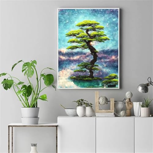 Kiefer pflanzen Diamond Painting für Erwachsene,5D Diamond Painting Set,DIY Full Round Diamant Malerei Stickerei Kreuzstich Bastelset für Zuhause Dekor 37x45 inch Kiefer pflanzen Diamond Painting für Erwachsene,5D Diamond Painting Set,DIY Full Round Diamant Malerei Stickerei Kreuzstich Bastelset für Zuhause Dekor 37x45 inch von Suneve